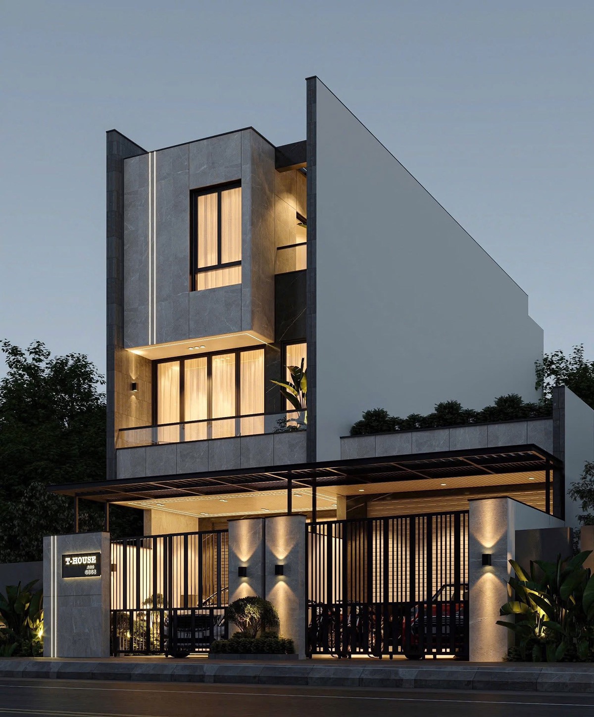 Biệt thự phong cách hiện đại (Modernist/Contemporary)