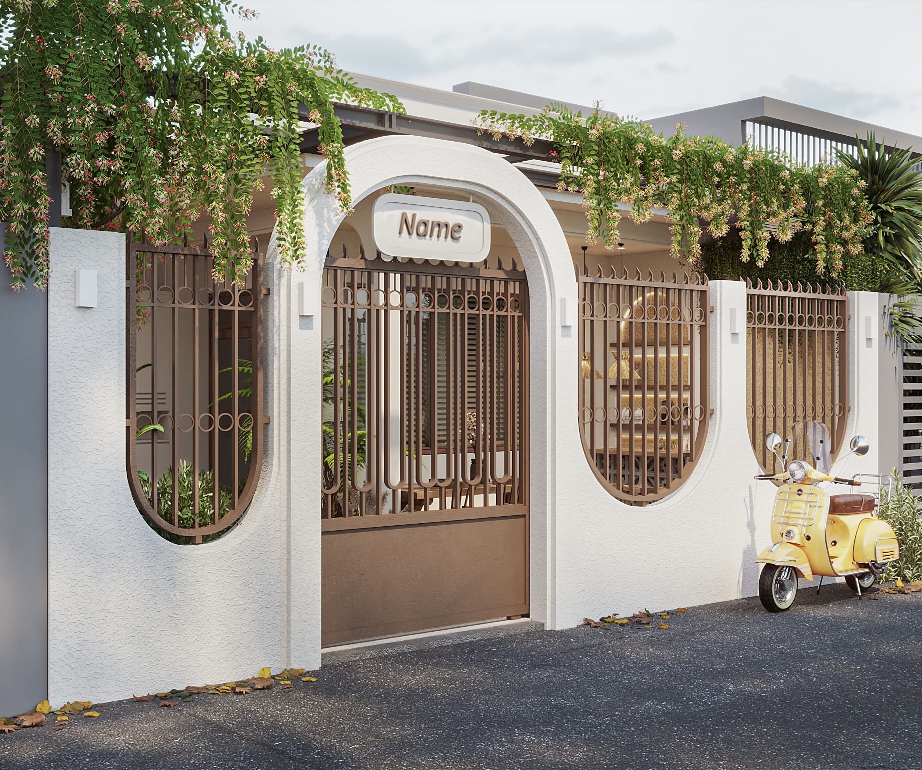 Nhà cấp 4 bán cổ điển